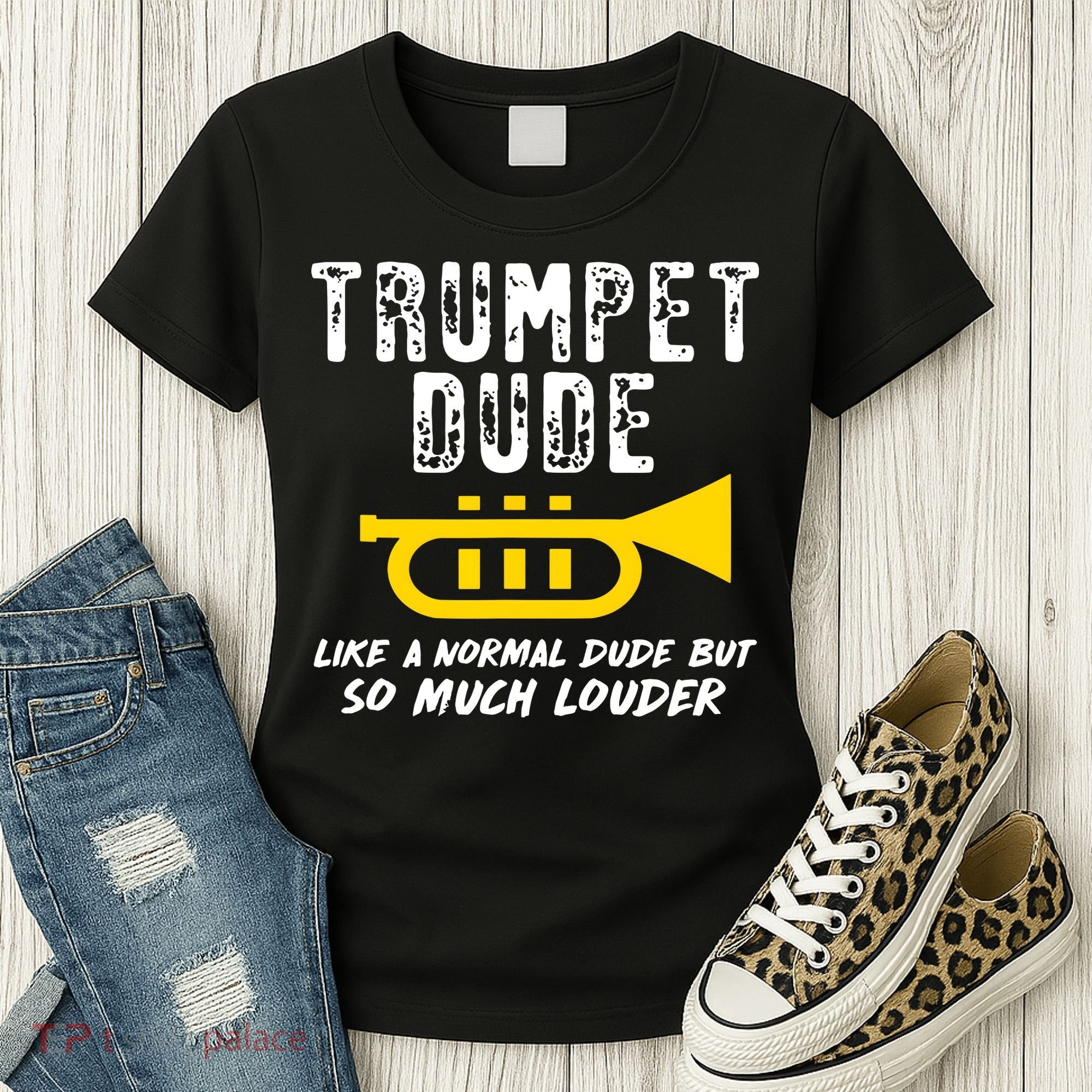 Marching School Band Funny Trumpet Women's T-Shirt