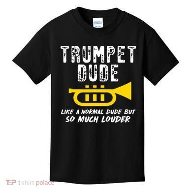 Marching School Band Funny Trumpet Kids T-Shirt