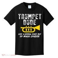 Marching School Band Funny Trumpet Kids T-Shirt thumb 0