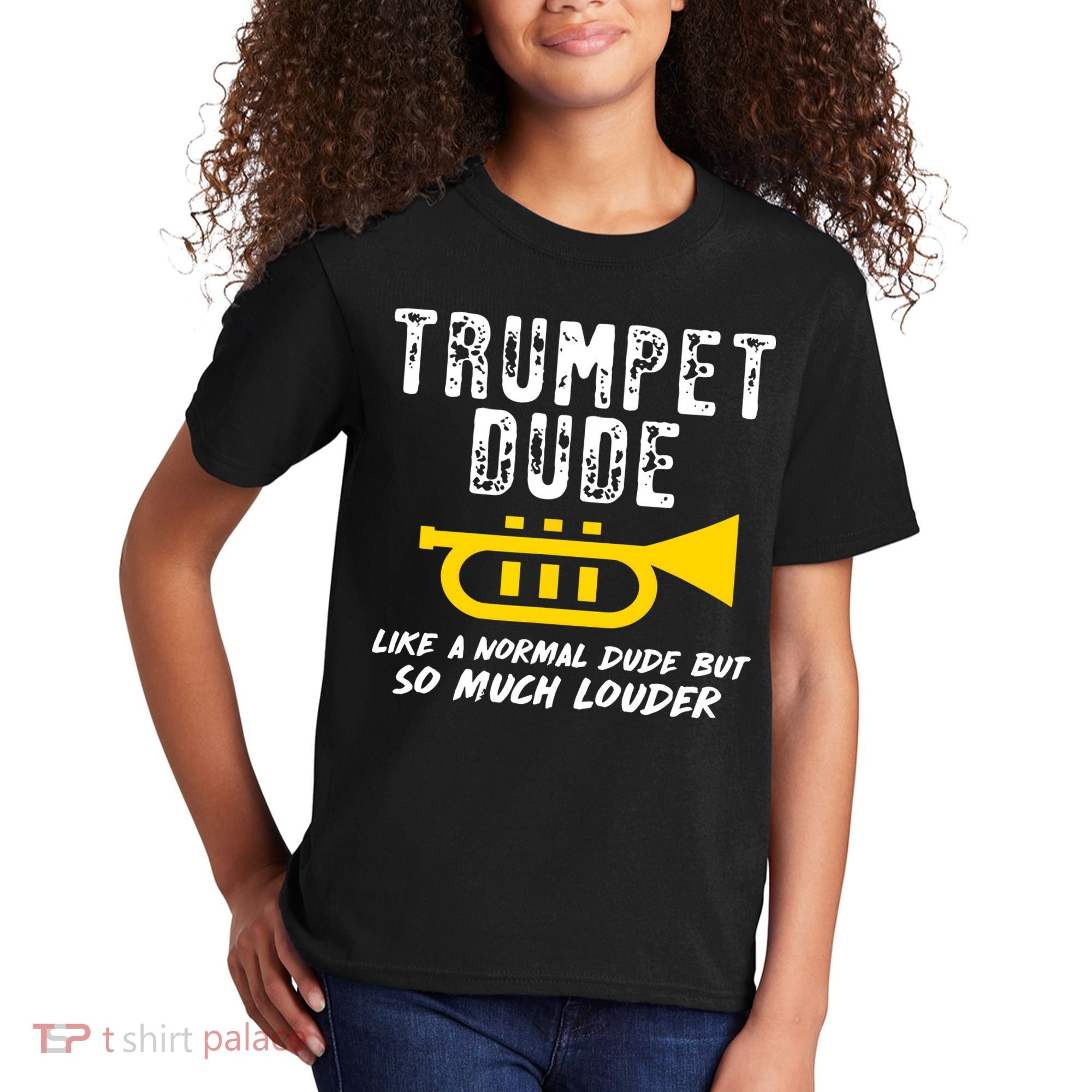 Marching School Band Funny Trumpet Kids T-Shirt
