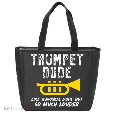 Marching School Band Funny Trumpet Tote Bag