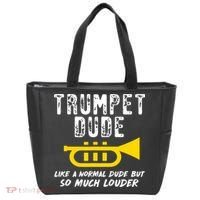 Marching School Band Funny Trumpet Tote Bag thumb 0