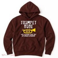 Marching School Band Funny Trumpet Hoodie thumb 0