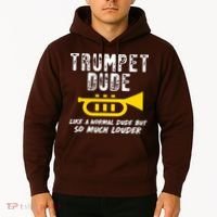 Marching School Band Funny Trumpet Hoodie thumb 2