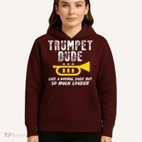 Marching School Band Funny Trumpet Hoodie thumb 5