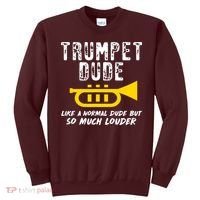 Marching School Band Funny Trumpet Sweatshirt thumb 0