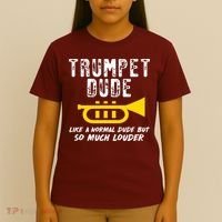 Marching School Band Funny Trumpet T-Shirt thumb 4
