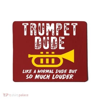 Marching School Band Funny Trumpet Mousepad