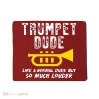 Marching School Band Funny Trumpet Mousepad thumb 0
