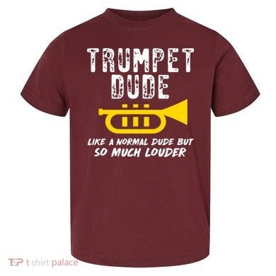 Marching School Band Funny Trumpet Toddler T-Shirt