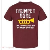 Marching School Band Funny Trumpet Toddler T-Shirt thumb 0