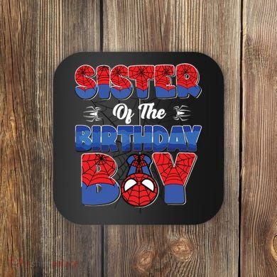 Matching Sister Birthday Boy Coaster