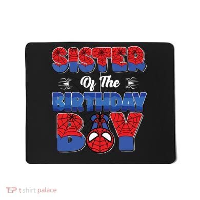 Matching Sister Birthday Boy Mousepad