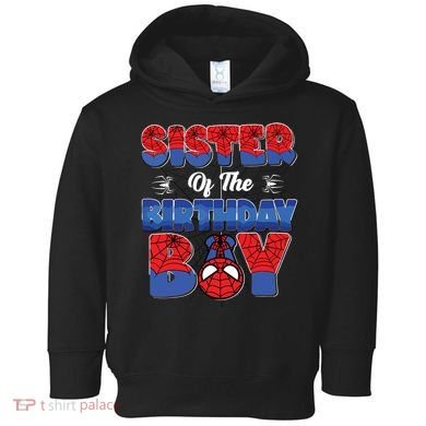 Matching Sister Birthday Boy Toddler Hoodie