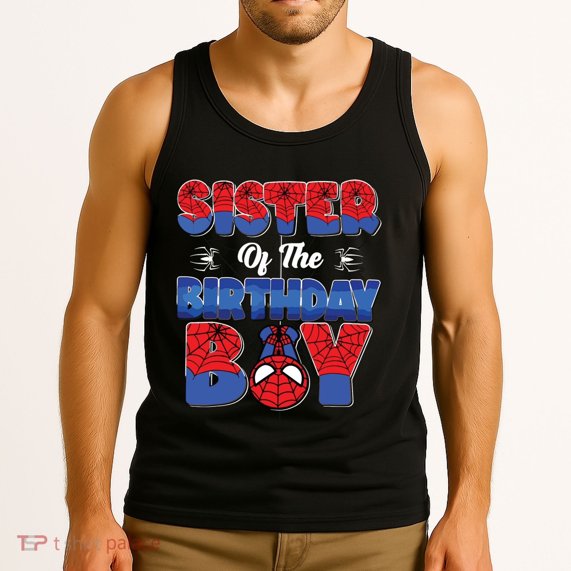 Matching Sister Birthday Boy Tank Top