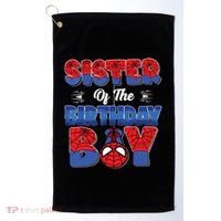 Matching Sister Birthday Boy Golf Towel thumb 0