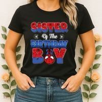 Matching Sister Birthday Boy Women's T-Shirt thumb 2