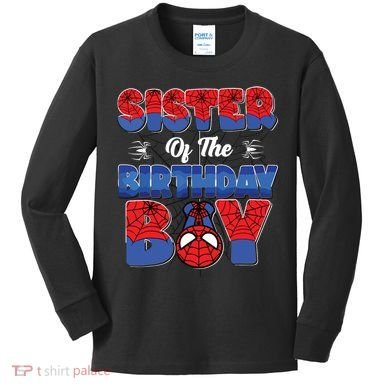 Matching Sister Birthday Boy Kids Long Sleeve Shirt