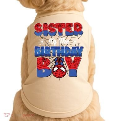 Matching Sister Birthday Boy Doggie Tank