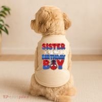 Matching Sister Birthday Boy Doggie Tank thumb 2