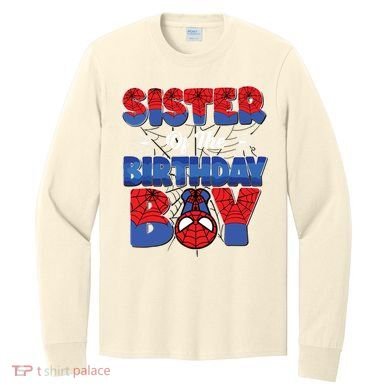 Matching Sister Birthday Boy Long Sleeve Shirt