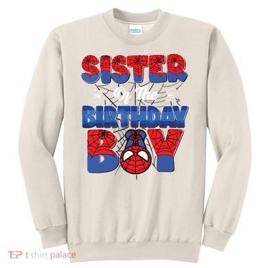 Matching Sister Birthday Boy Sweatshirt