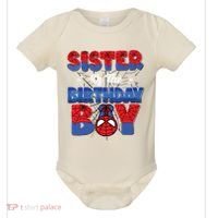 Matching Sister Birthday Boy Baby Bodysuit thumb 0
