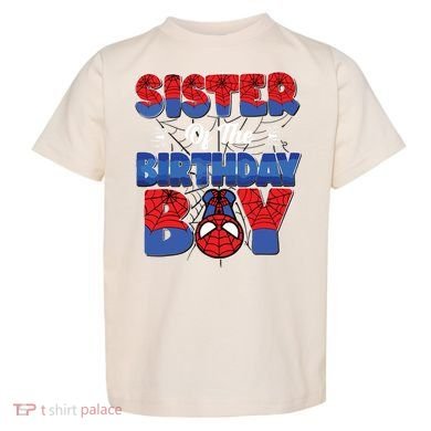 Matching Sister Birthday Boy Toddler T-Shirt