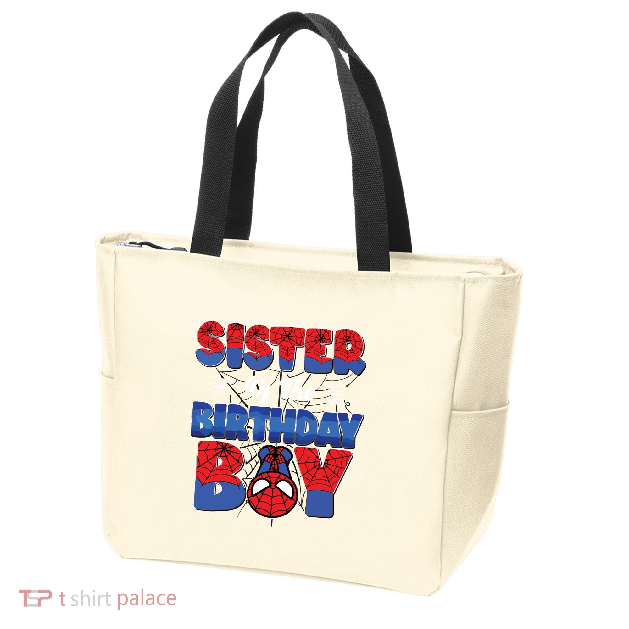 Matching Sister Birthday Boy Tote Bag