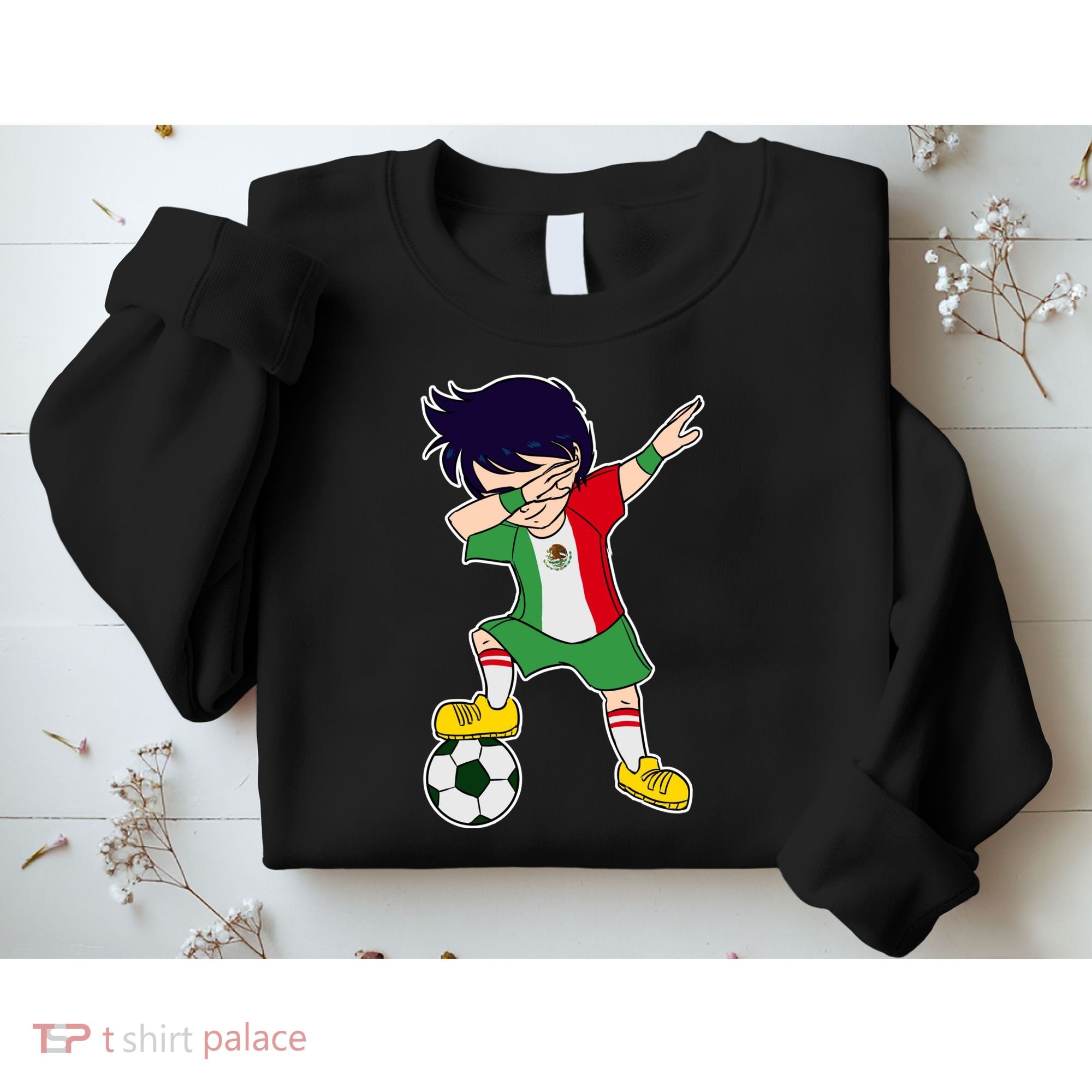 Mexican Dabbing Soccer Boy Mexico Sweatshirt