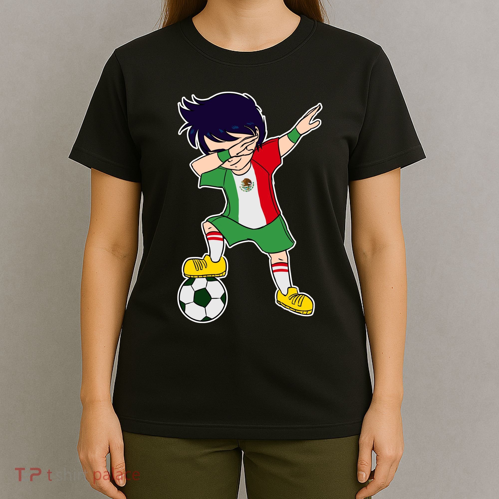 Mexican Dabbing Soccer Boy Mexico T-Shirt