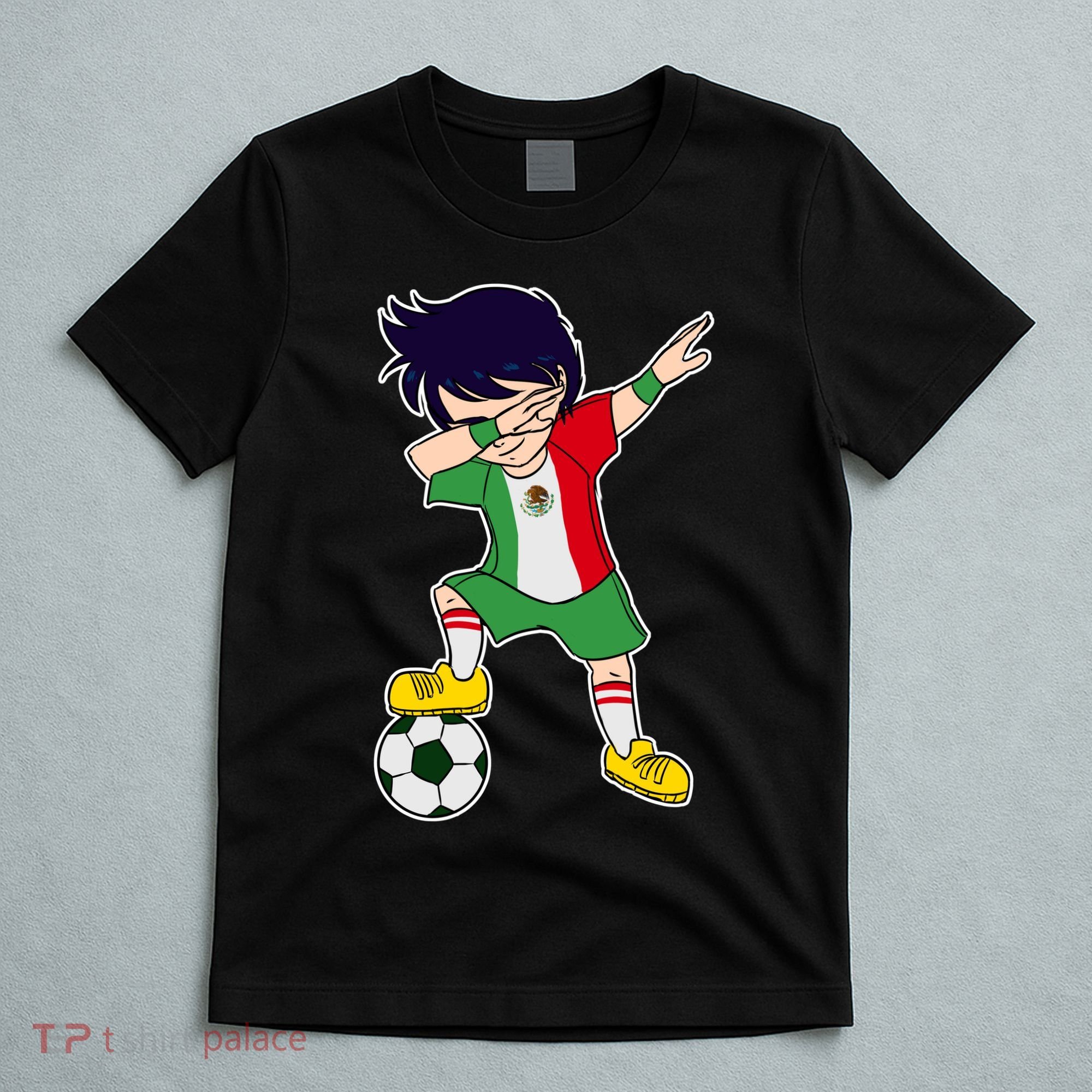 Mexican Dabbing Soccer Boy Mexico T-Shirt
