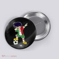Mexican Dabbing Soccer Boy Mexico Button thumb 0