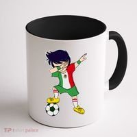 Mexican Dabbing Soccer Boy Mexico Coffee Mug thumb 1