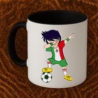 Mexican Dabbing Soccer Boy Mexico Coffee Mug thumb 2