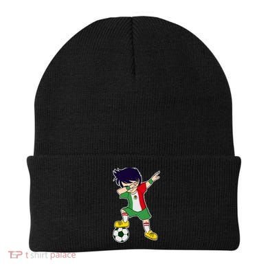 Mexican Dabbing Soccer Boy Mexico Beanie