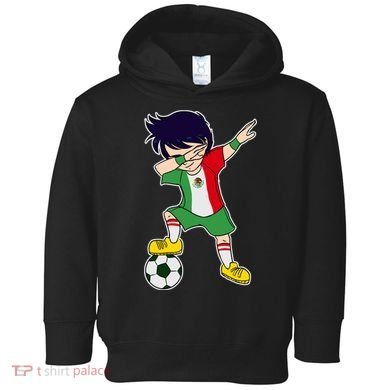 Mexican Dabbing Soccer Boy Mexico Toddler Hoodie