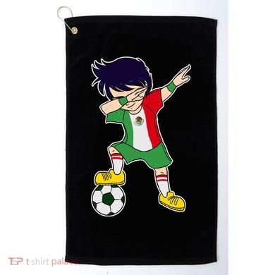 Mexican Dabbing Soccer Boy Mexico Golf Towel