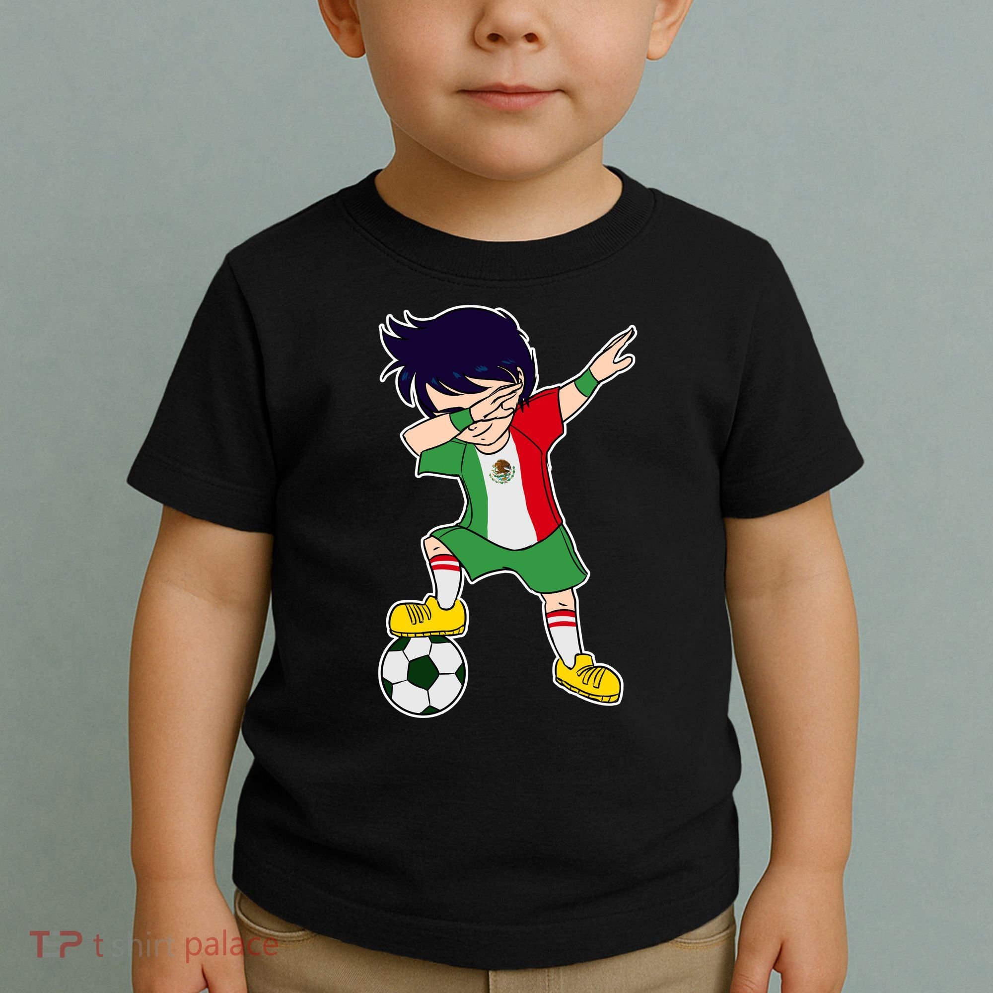Mexican Dabbing Soccer Boy Mexico Toddler T-Shirt