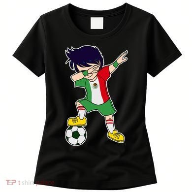 Mexican Dabbing Soccer Boy Mexico Women's T-Shirt