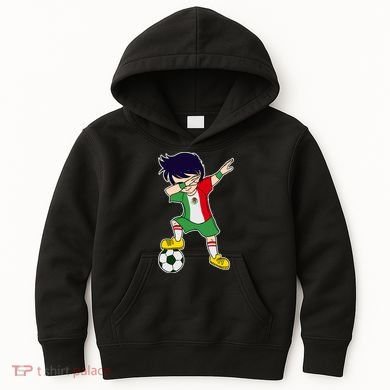 Mexican Dabbing Soccer Boy Mexico Kids Hoodie