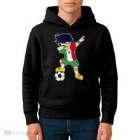 Mexican Dabbing Soccer Boy Mexico Kids Hoodie thumb 4