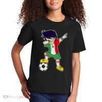 Mexican Dabbing Soccer Boy Mexico Kids T-Shirt thumb 2