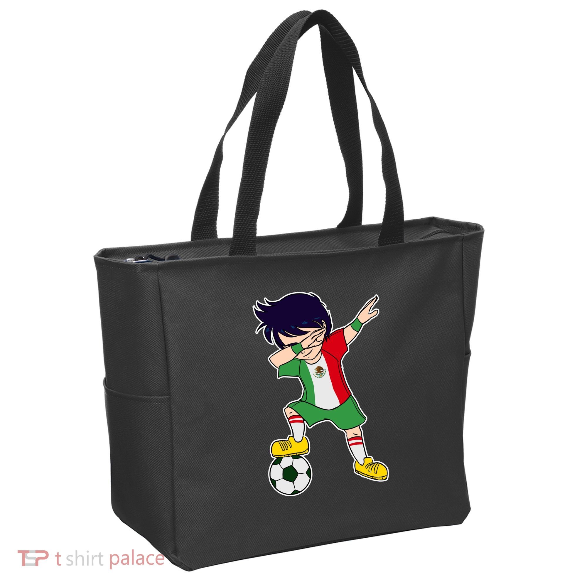 Mexican Dabbing Soccer Boy Mexico Tote Bag