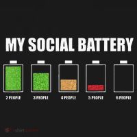 My Social Battery Low Energy Anti Social Gift Women's Hoodie thumb 2