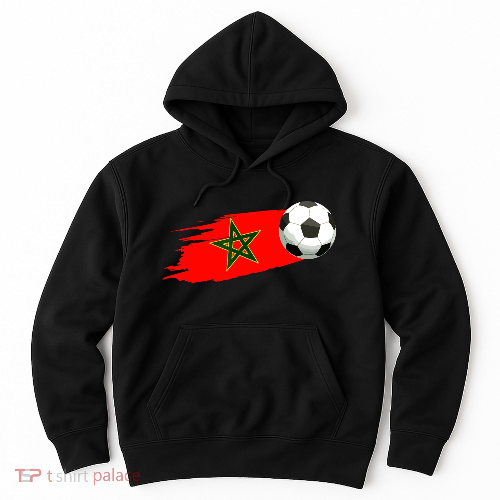 Morocco Soccer Ball Morocco Flag Jersey Morocco Football Hoodie