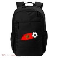 Morocco Soccer Ball Morocco Flag Jersey Morocco Football Backpack thumb 0