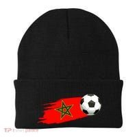 Morocco Soccer Ball Morocco Flag Jersey Morocco Football Beanie thumb 0