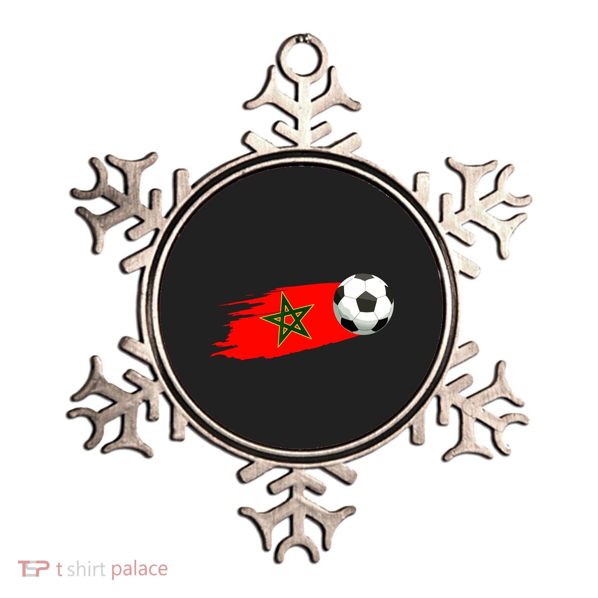 Morocco Soccer Ball Morocco Flag Jersey Morocco Football Ornament