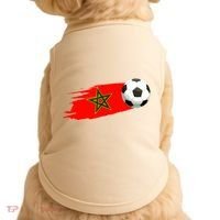 Morocco Soccer Ball Morocco Flag Jersey Morocco Football Doggie Tank thumb 0